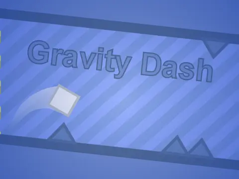 Gravity Dash gameplay showing gravity manipulation in space environment