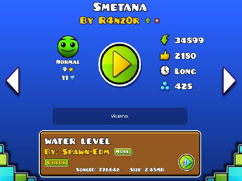 HACKED Geometry Dash Smetana