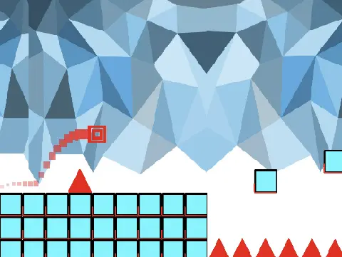 ia qui joue a geometrie dash