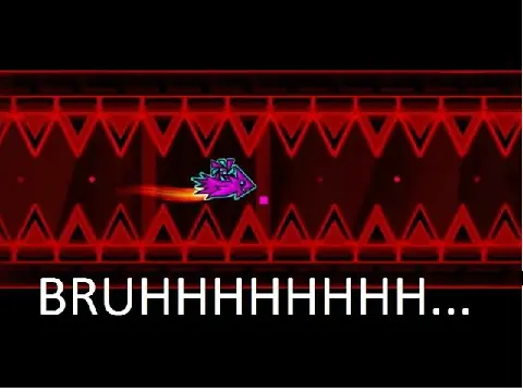 Impossible Geometry Dash Scratch V1 Game Screenshot