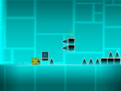 Jumper and Time Machine Geometry Dash online game featuring Levels 7 and 8