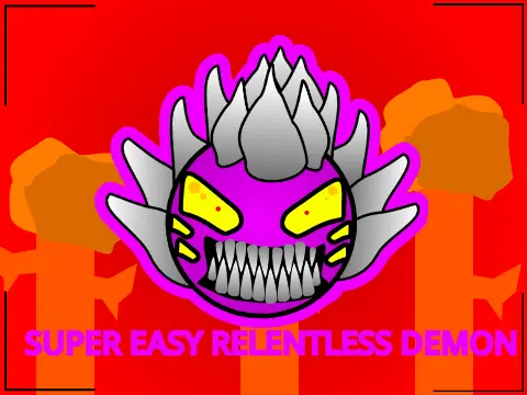just a fanmade geometry dash difficulty demon animation