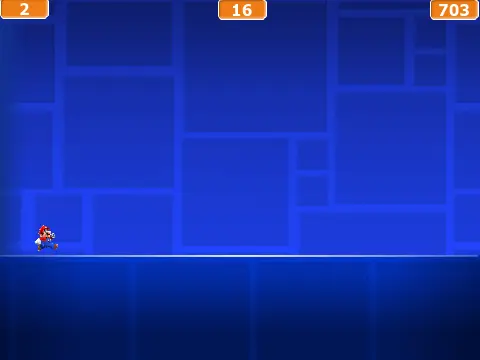 mario in geometry world