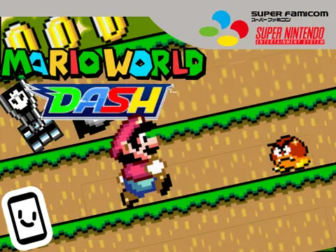 mario world dash mobile friendly