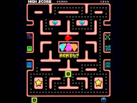 ms pac man geometry dash remix