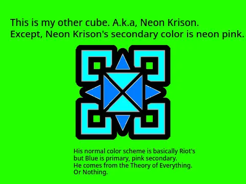 my geometry dash equipment in use