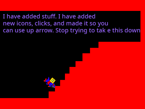 Geometry Dash Bloodbath Inspired Game with Up Arrow and Click Controls