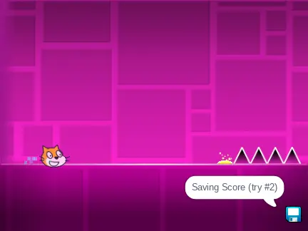 new update scratch cat does geometry dash