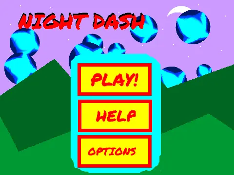 Night Dash Geometry Dash Gameplay - Dark Theme Rhythm Challenge