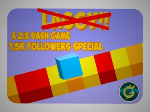 Screenshot of the Non Laggy 2.5D Dash platformer game