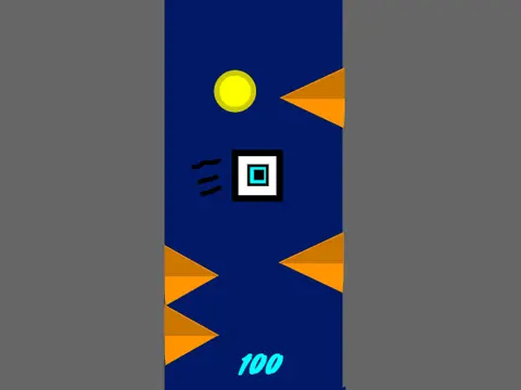 Rainy Square Dash geometry rhythm game screenshot