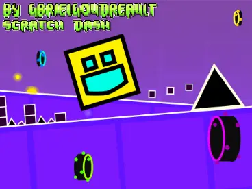 Gameplay screenshot of the Scratch Dash Geometry Dash fan creation