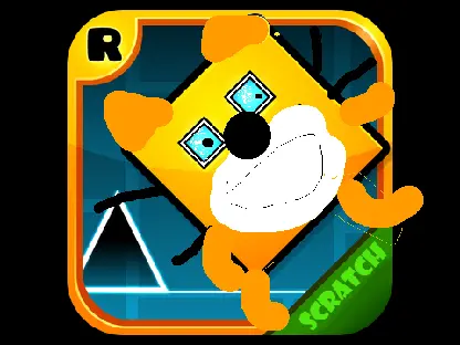 Screenshot of the VR-compatible Scratch Dash game with color customization