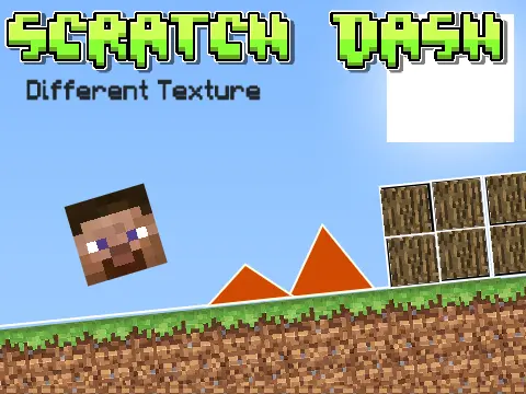 scratch dash diffrent texture