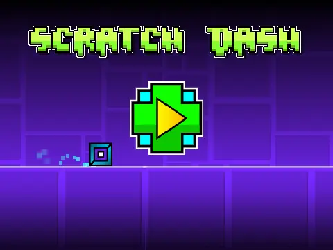 Scratch Dash Extreme Demon Level Gameplay