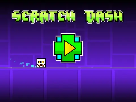 Scratch Dash Medium Demon Level Gameplay