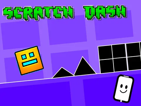 Scratch Dash - Geometry Dash Game on Scratch Platform