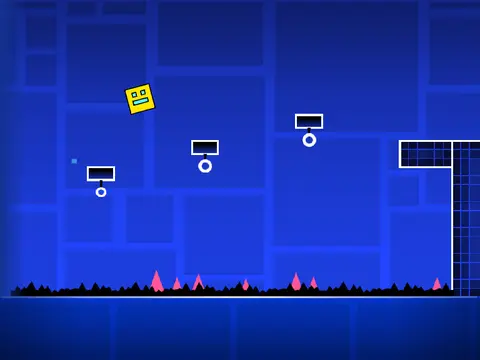 Advanced Scratch Geometry Dash difficult platform game