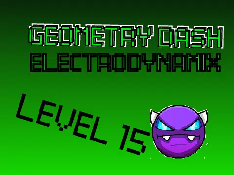 Scratch Geometry Dash Electrodynamix level gameplay