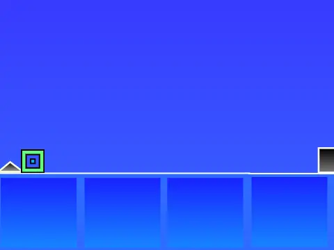 Scratch Geometry Dash EP2 blocky platform game screenshot