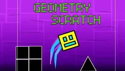 Scratch Geometry Dash Game Screenshot