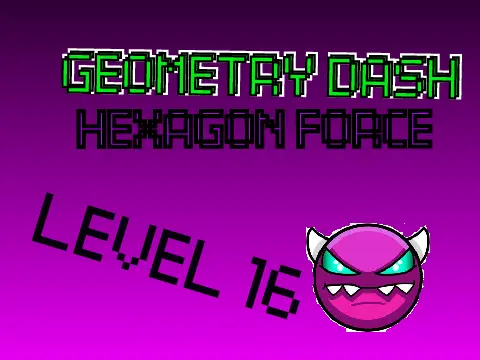 Scratch Geometry Dash Hexagon Force rhythm platformer game