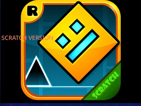 Scratch Geometry Dash alternative platform game screenshot