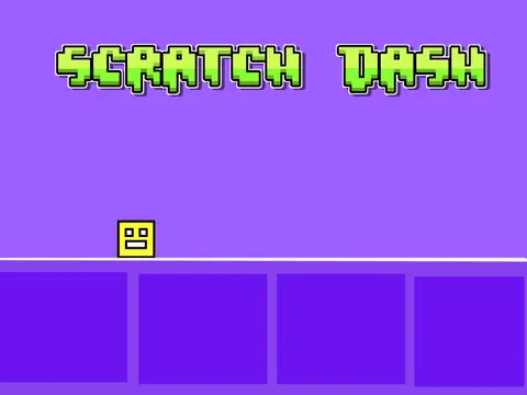 Scratch Geometry Dash Prototype-5 browser platform game