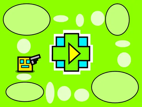 Scratch Geometry Dash Shoot the Enemy Game Logo