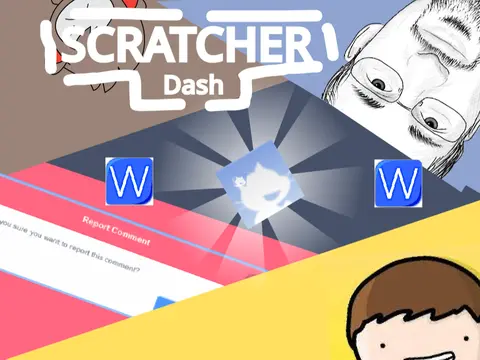 Scratcher Dash - Beginner Geometry Dash Style Game