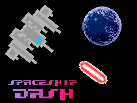 Spaceship Dash geometry rhythm game screenshot