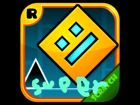 Super Geometry Dash Scratch gameplay screenshot
