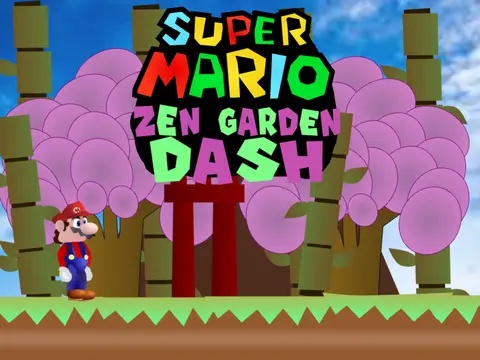 super mario zen garden dash