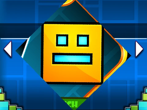 Screenshot of The Evolution of Geometry Dash tribute level