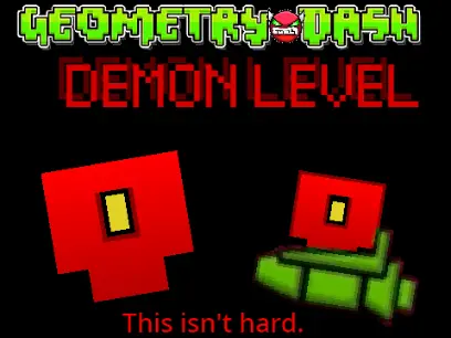 Geometry Dash demon level with challenging obstacles