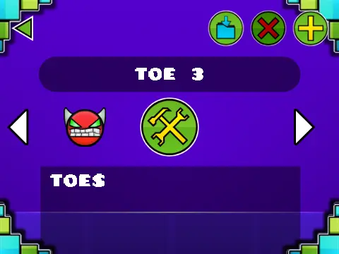 toe geometry dash
