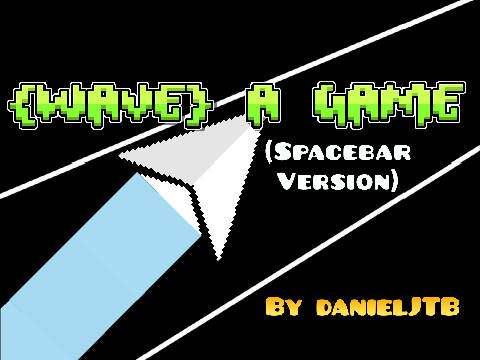 Gameplay screenshot of Wave a Spam Game, showing wave icon navigating between white lines.