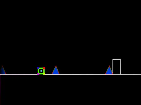 weird geometry dash meltdown